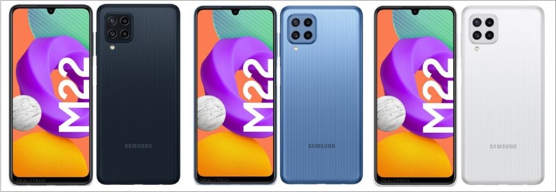 Render Galaxy M22