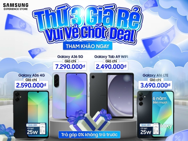 Thứ 3 giá rẻ