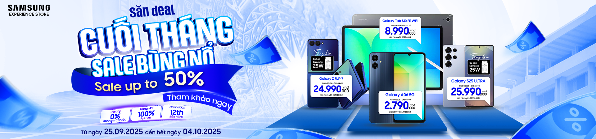 Banner sale cuối tháng