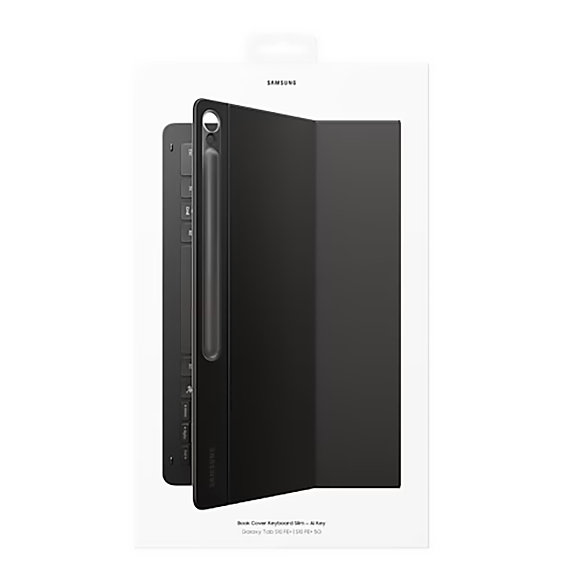 Bao Da Bàn Phím AI Slim Samsung Galaxy Tab S10 FE+  Đen EF-DX620UBEGWW